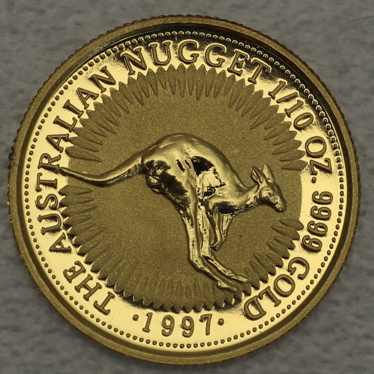 Goldmünze 1/10oz "Känguru" 1997 Australian Nugget (Australien) - Hauptansicht