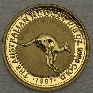 Goldmünze 1/10oz "Känguru" 1997 Australian Nugget (Australien) - Hauptansicht