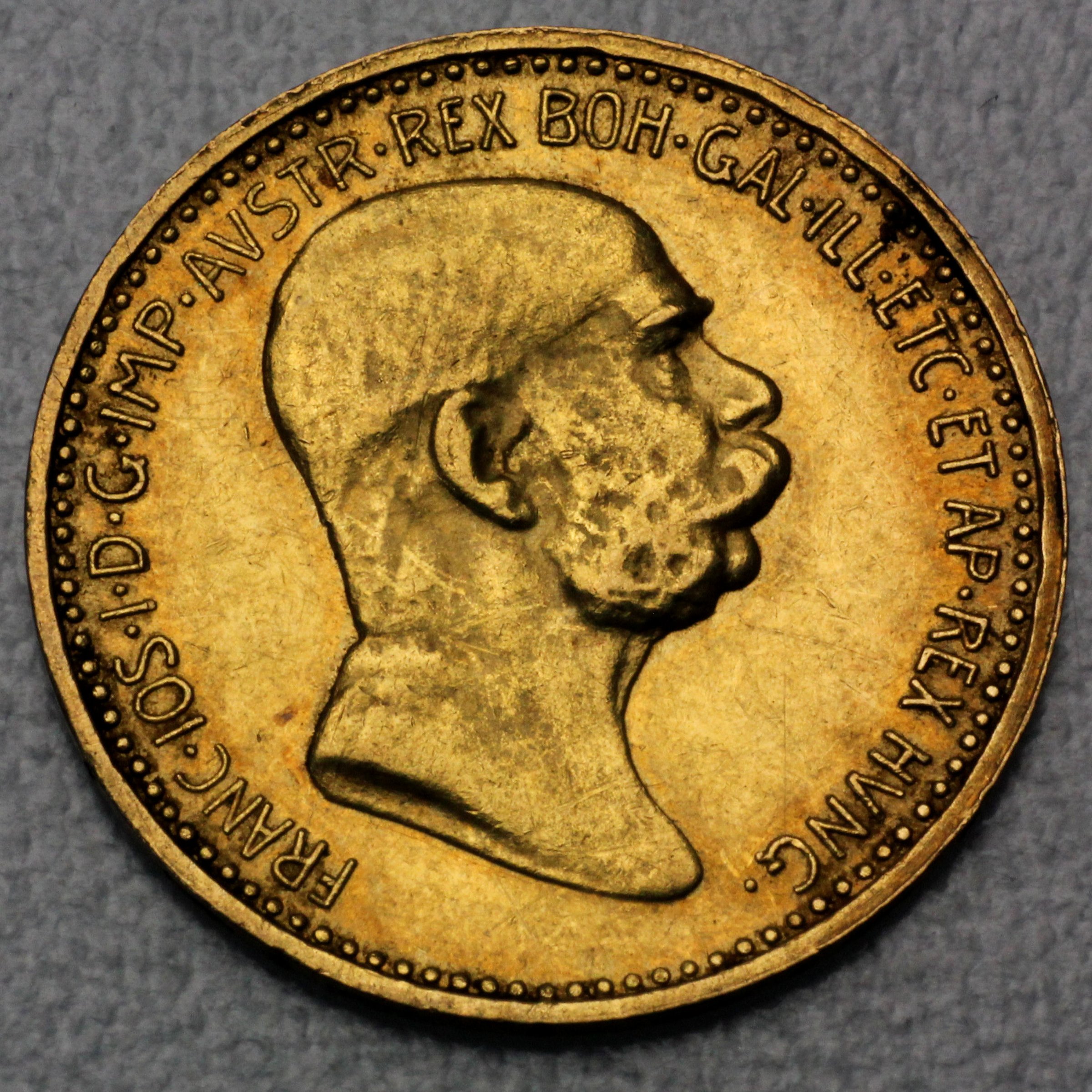 Goldmünze 10 Kronen "Marschall" (Österreich) - Hauptansicht