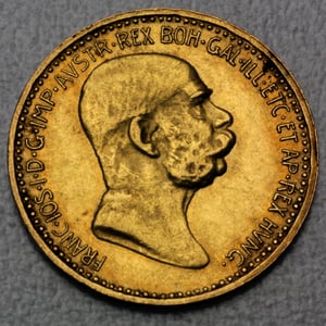 Goldmünze 10 Kronen "Marschall" (Österreich) - Hauptansicht