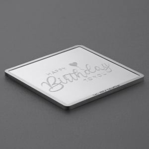 Silberbarren 1oz "Happy Birthday" Gravurbarren quadratisch - Miniaturansicht 3