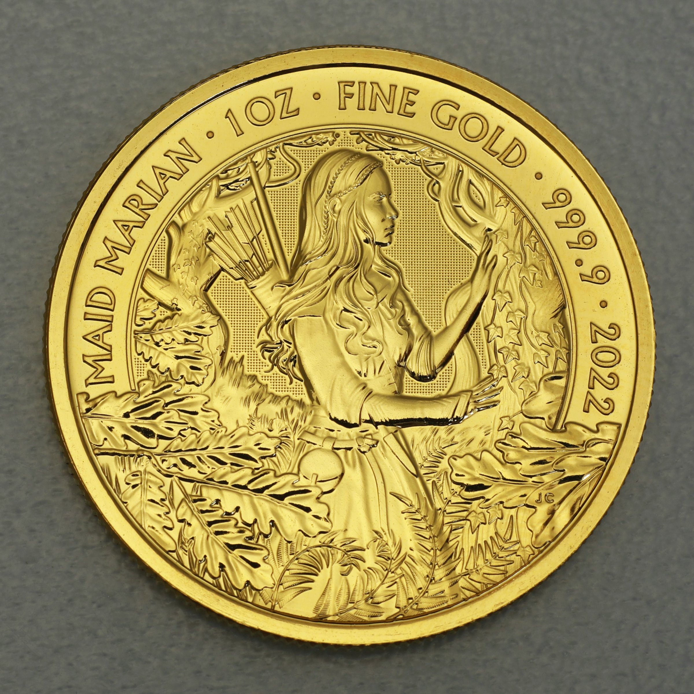 Goldmünze 1oz "Maid Marian" 2022 Myths and Legends (Großbritannien) - Hauptansicht