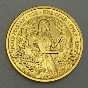 Goldmünze 1oz "Maid Marian" 2022 Myths and Legends (Großbritannien) - Hauptansicht