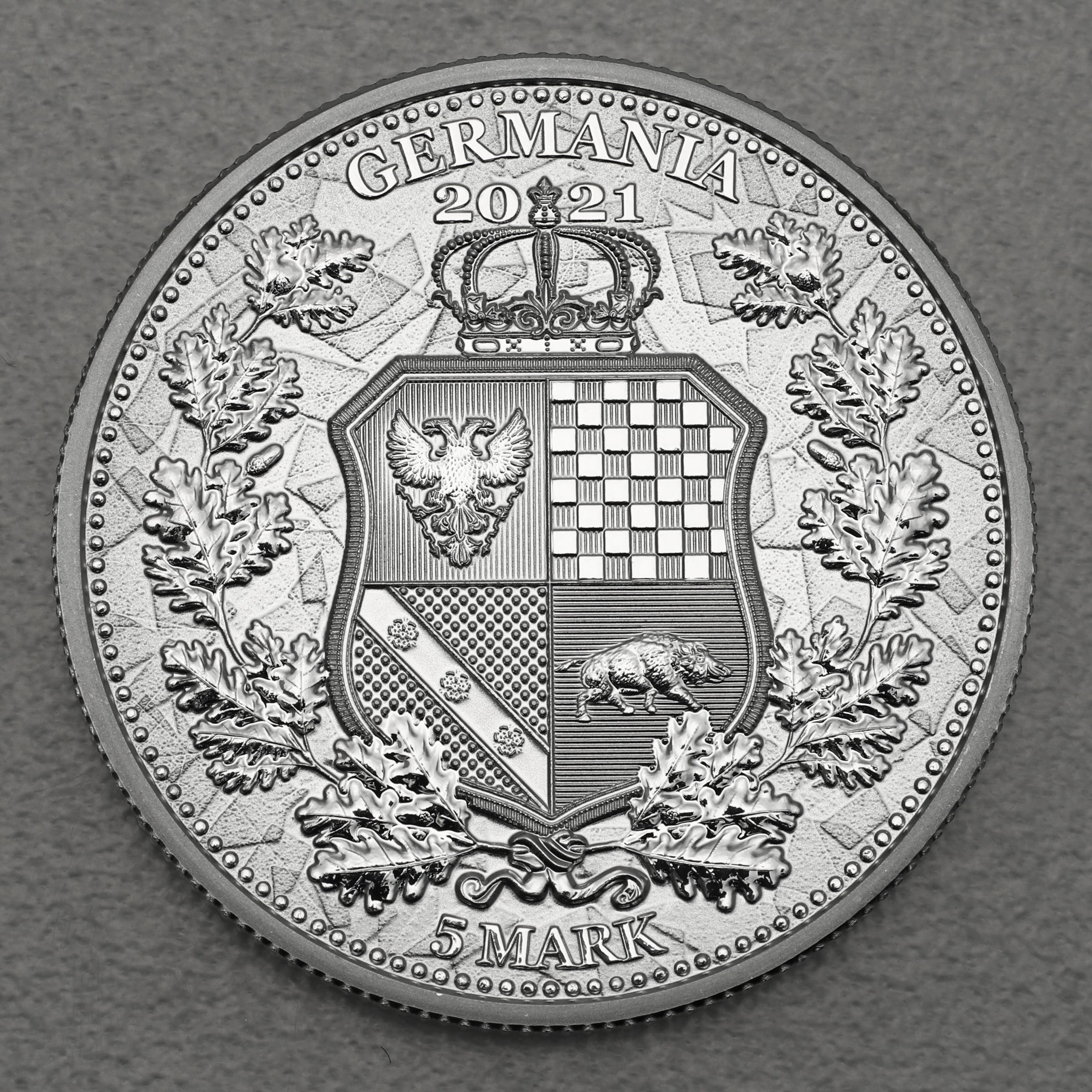Silbermedaille 1oz "Austria & Germania" 2021 Allegories (Polen) - Detailansicht 1