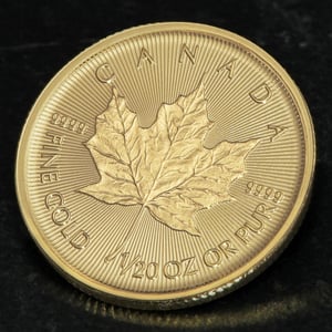 Goldmünze 1/20oz "Maple Leaf" aktueller Jahrgang (Kanada) - Miniaturansicht 5