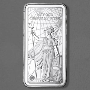 Münzbarren 10oz "St. Helena Standing Britannia" 22 - Miniaturansicht 1