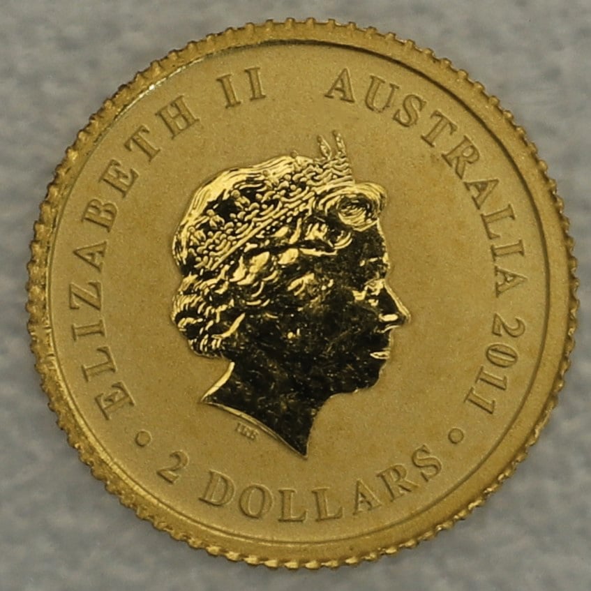 Goldmünze 0,5g "Mini Roo" 2011 Australian Kangaroo (Australien) - Detailansicht 1