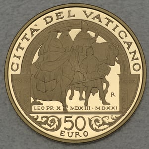 Goldmünze "50 Euro - 2013" Leo X. (Vatikanstadt) - Miniaturansicht 1