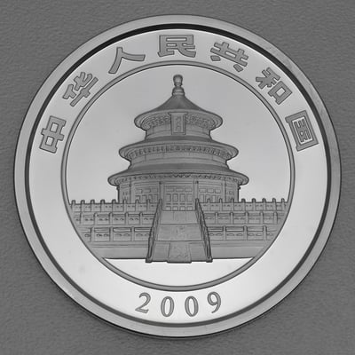 Silbermünze 5oz "Panda" 2009 (China) - Miniaturansicht 2