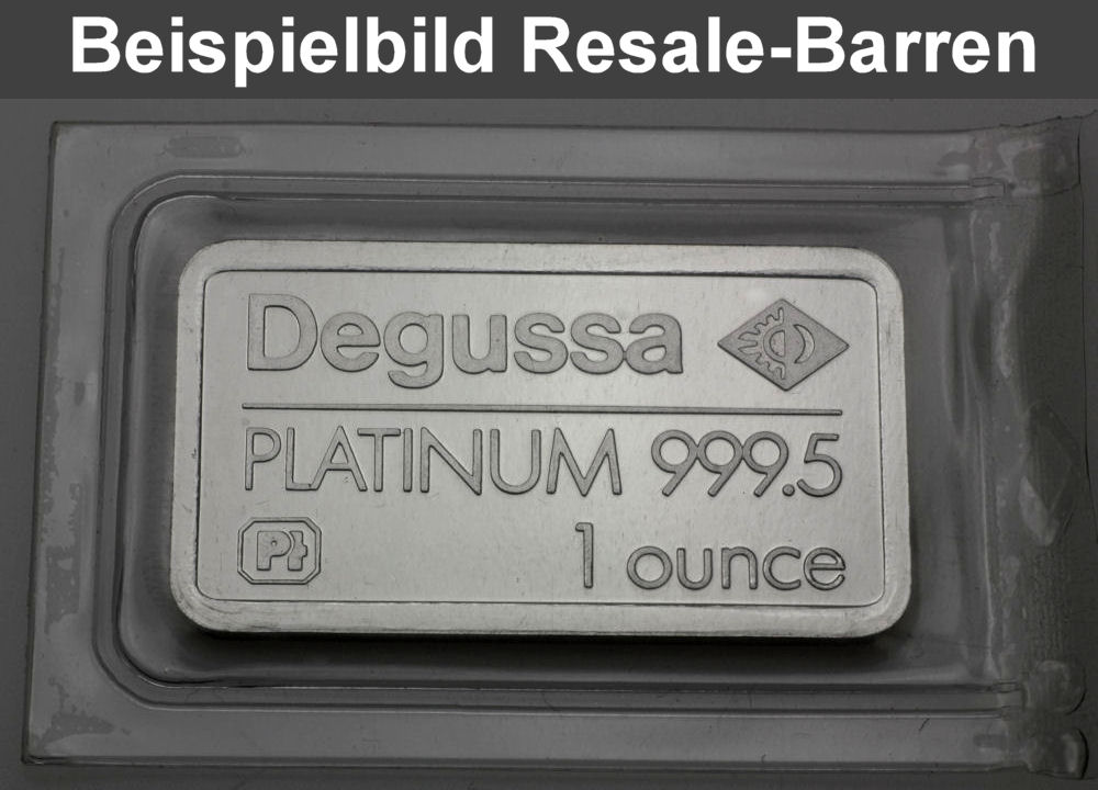 Platinbarren 1oz (Resale) - Detailansicht 1