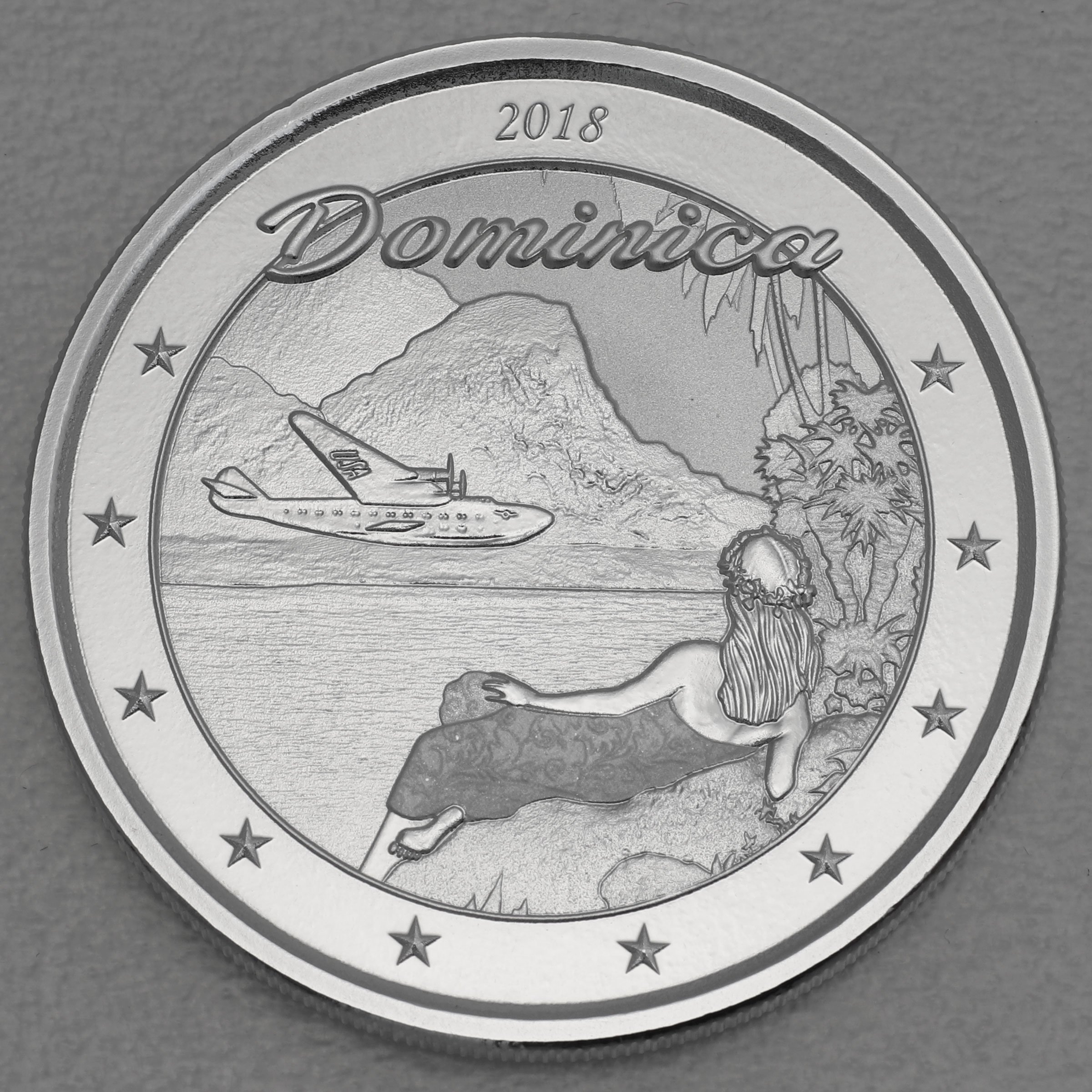 Silbermünze 1oz "Nature Isle" 2018 Eastern Caribbean 8 (Dominica) - Hauptansicht