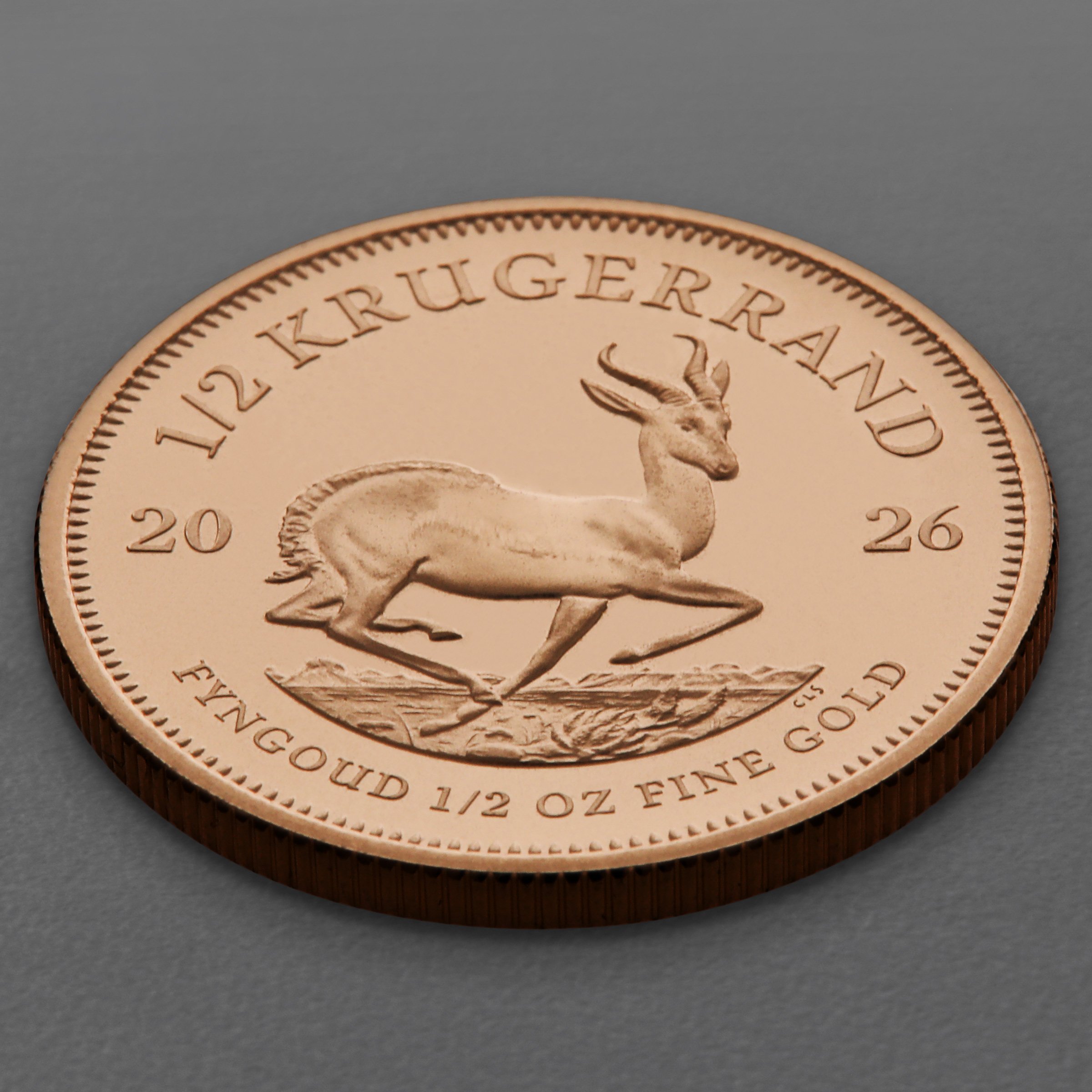 Goldmünze 1/10oz "Krügerrand" aktueller Jahrgang (Südafrika) - Detailansicht 2