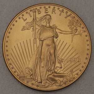 Goldmünze 1oz "American Eagle" 1998 (USA) - Hauptansicht