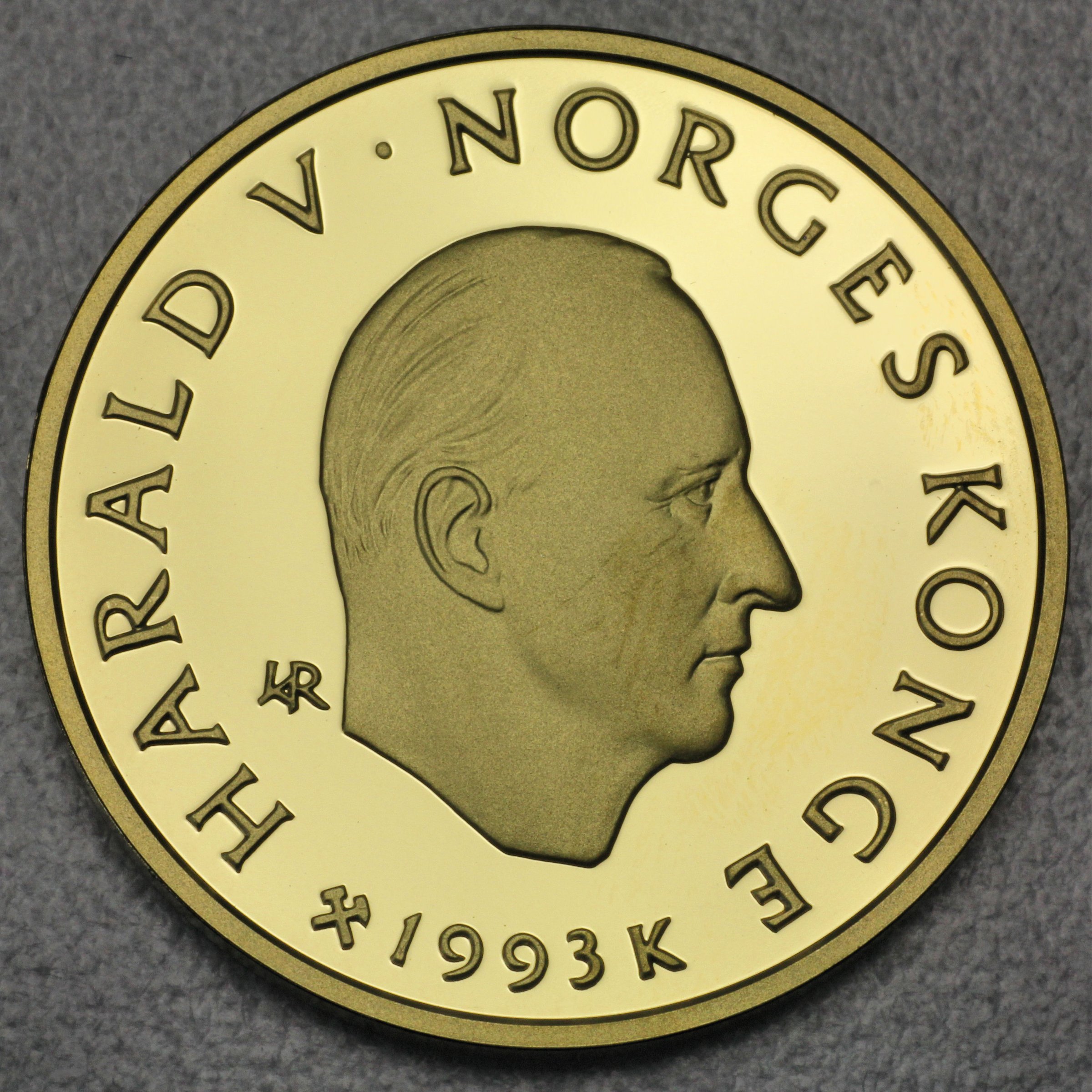 Goldmünze 1500 Kroner "Amundsen" 1993 (Norwegen) - Detailansicht 1