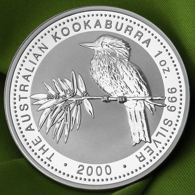 Silbermünze 1oz "Kookaburra" 2000 diff. (Australien) - Miniaturansicht 5