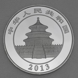 Silbermünze 5oz "Panda" 2013 (China) - Miniaturansicht 2