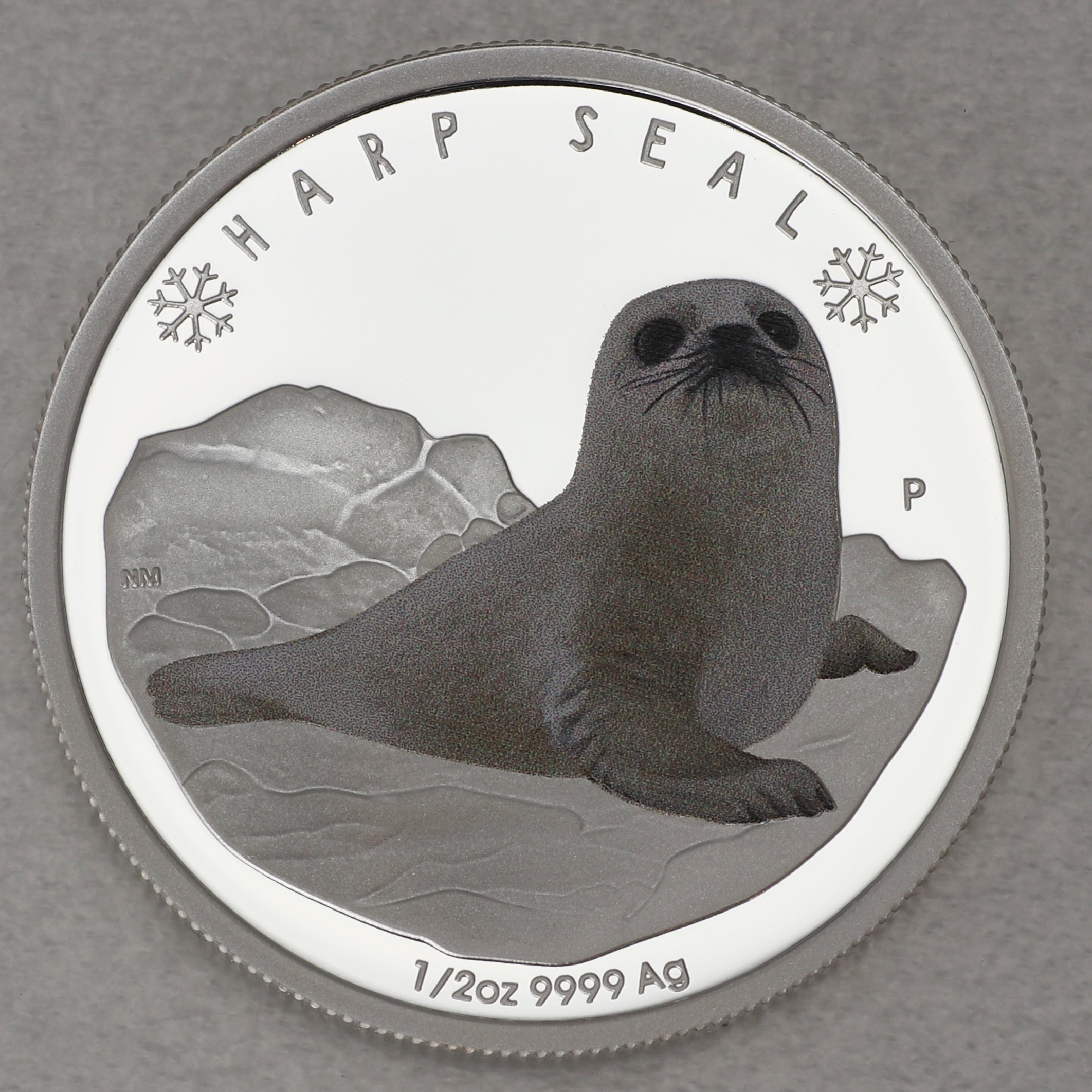 Silbermünze 1/2oz "Harp Seal 2017" (Tuvalu) Polar Babies Serie (Tuvalu) - Hauptansicht
