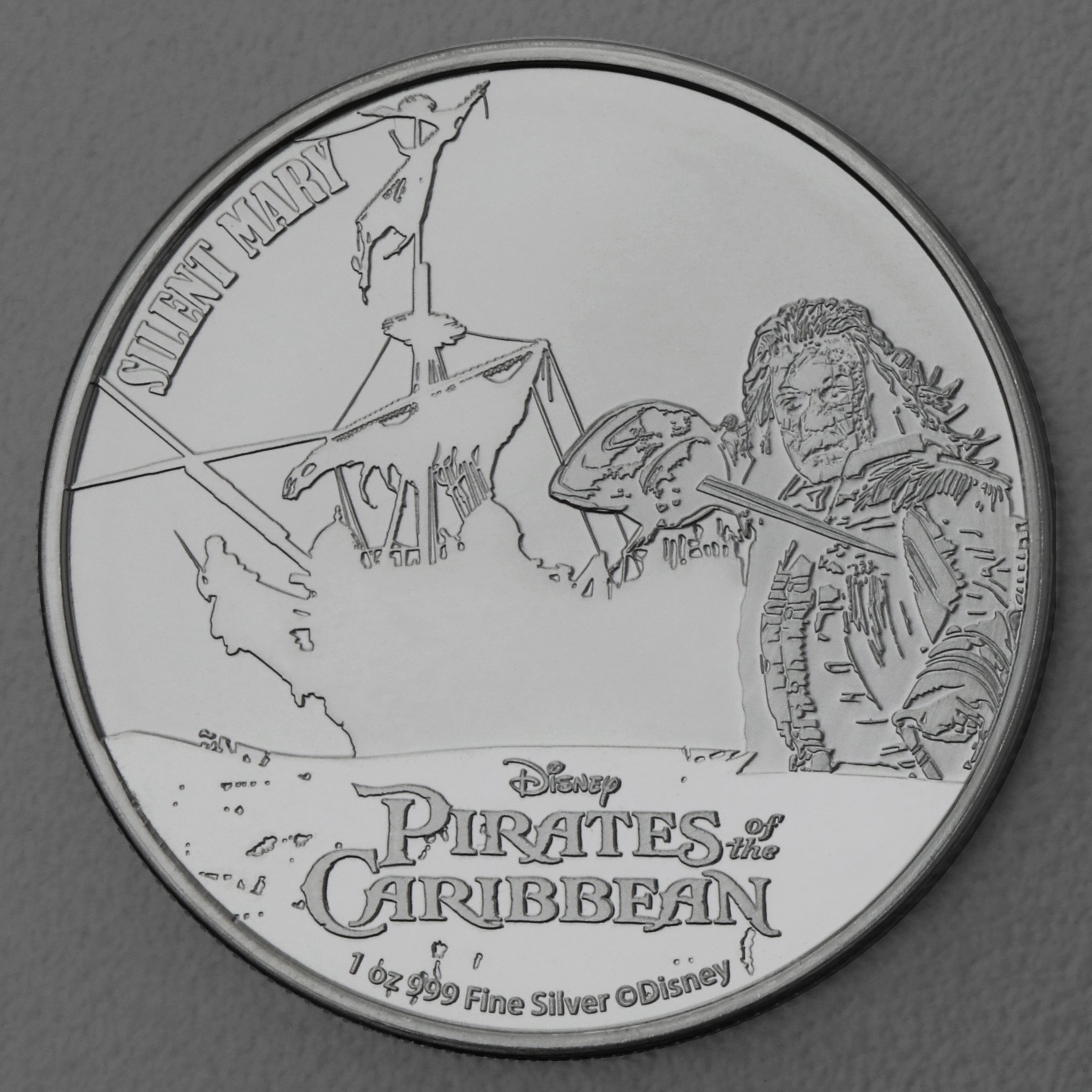 Silbermünze 1oz "Silent Mary" 2022 Pirates of the Caribbean - Disney (Niue) - Hauptansicht