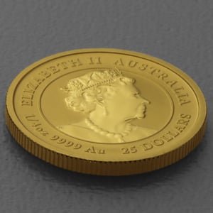 Goldmünze 1/4oz "Hase" 2023 Lunar III – Year of the Rabbit (Australien) - Miniaturansicht 4