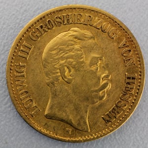 Goldmünze 10 Mark "Ludwig III." (Hessen) - Hauptansicht