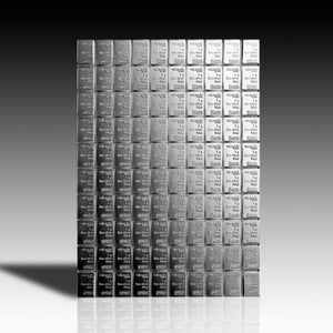 Silbertafel VALCAMBI (100x 1g Ag) "CombiBar" - Miniaturansicht 4