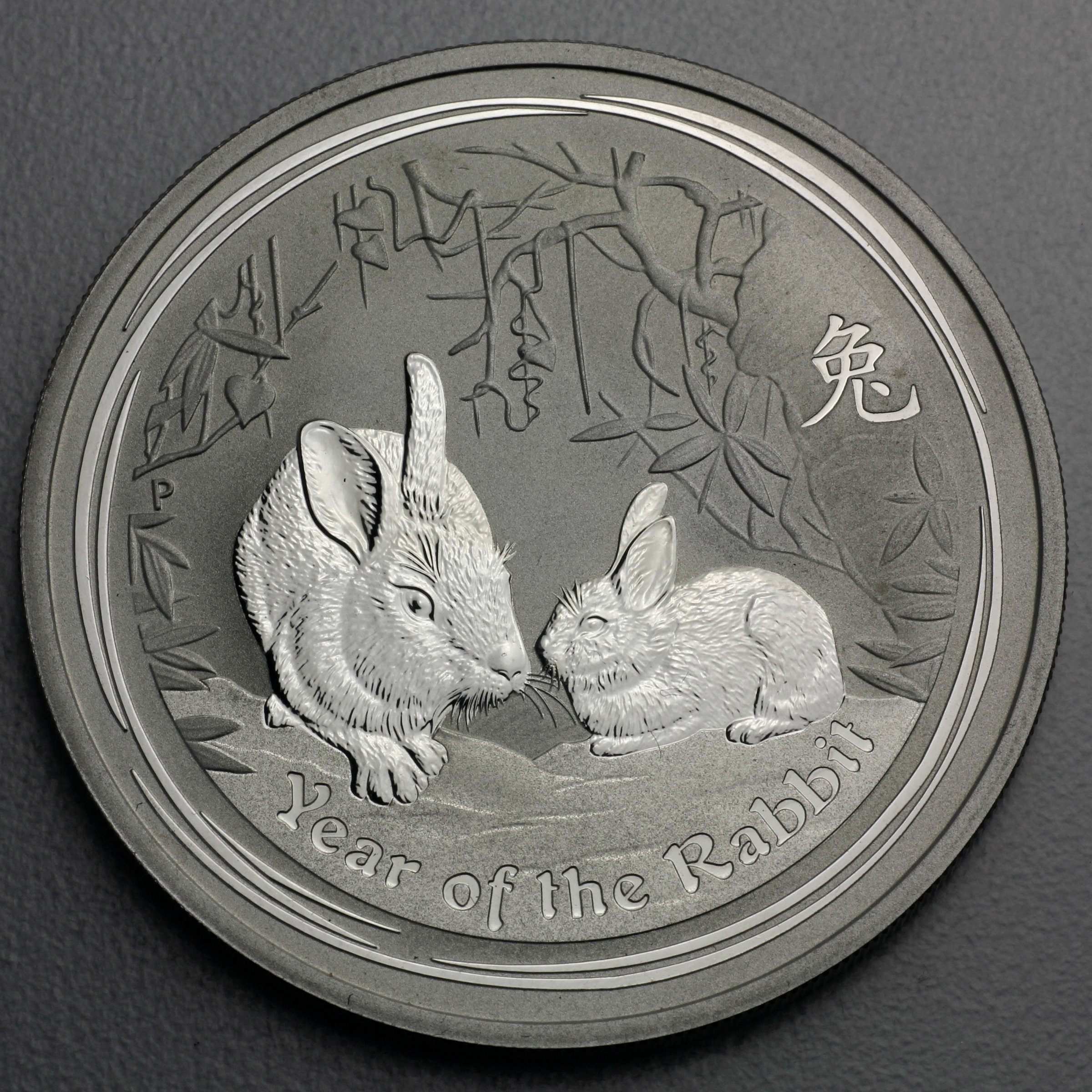 Silbermünze 1/2oz "Hase" 2011 Lunar II – Year of the Rabbit (Australien) - Hauptansicht