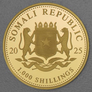 Goldmünze 1oz "Elefant" 2025 African Wildlife (Somalia) - Miniaturansicht 2