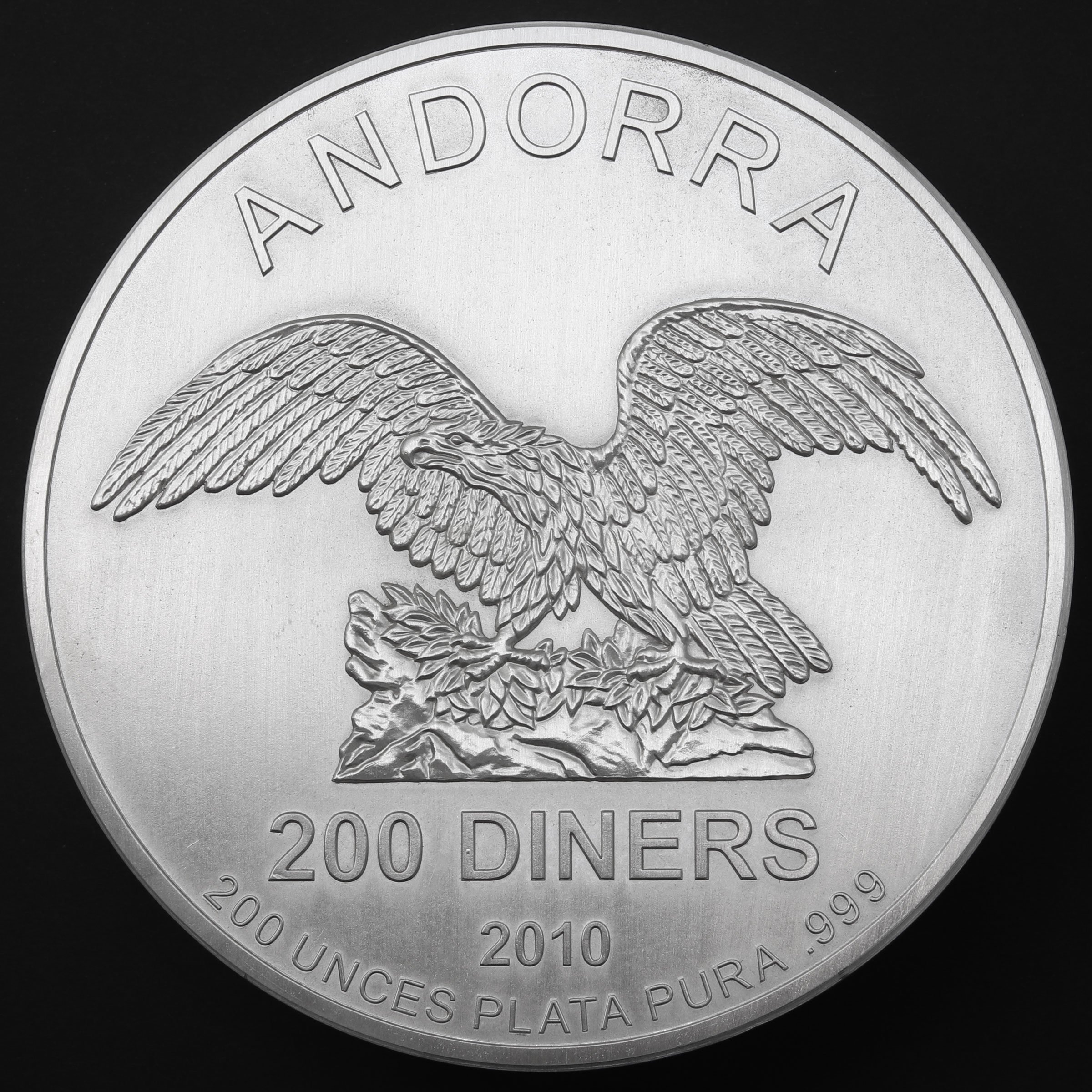 Silbermünze 200oz "Andorra Eagle" verschiedene Jahrgänge (Andorra) - Hauptansicht