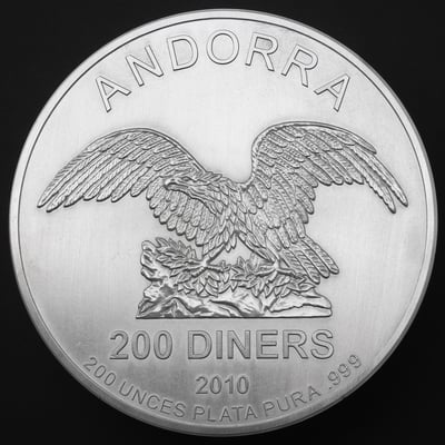 Silbermünze 200oz "Andorra Eagle" verschiedene Jahrgänge (Andorra) - Miniaturansicht 1