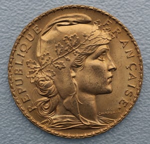Goldmünze 50 x 20 Francs "Marianne" Tube (Frankreich) - Miniaturansicht 2