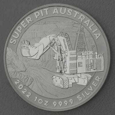 Silbermünze 1oz "Super Pit" 2022 (Australien) - Miniaturansicht 1