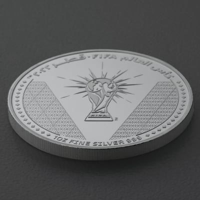 Silbermünze 1oz "FIFA World Cup Trophy" 2022 (Katar) - Miniaturansicht 3