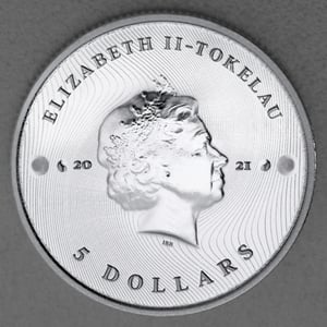 Silbermünze 1oz "Equilibrium" 2021 diff. (Tokelau) - Miniaturansicht 2