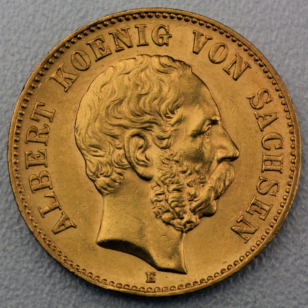 Goldmünze 20 Mark "Albert" (Sachsen) - Hauptansicht