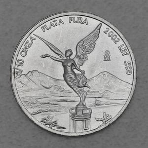 Silbermünze 1/10oz "Libertad" 2002 (Mexiko) - Miniaturansicht 1