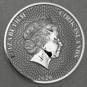 Silbermünze 1oz "Silver Star" 2020 diff. (Cook Islands) - Miniaturansicht 2