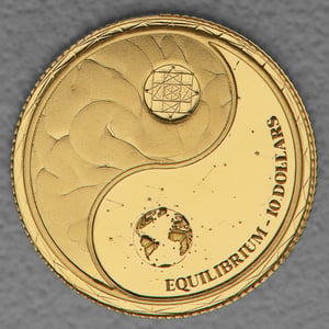 Goldmünze 1/10oz "Equilibrium" 2022 (PL) (Tokelau) - Hauptansicht