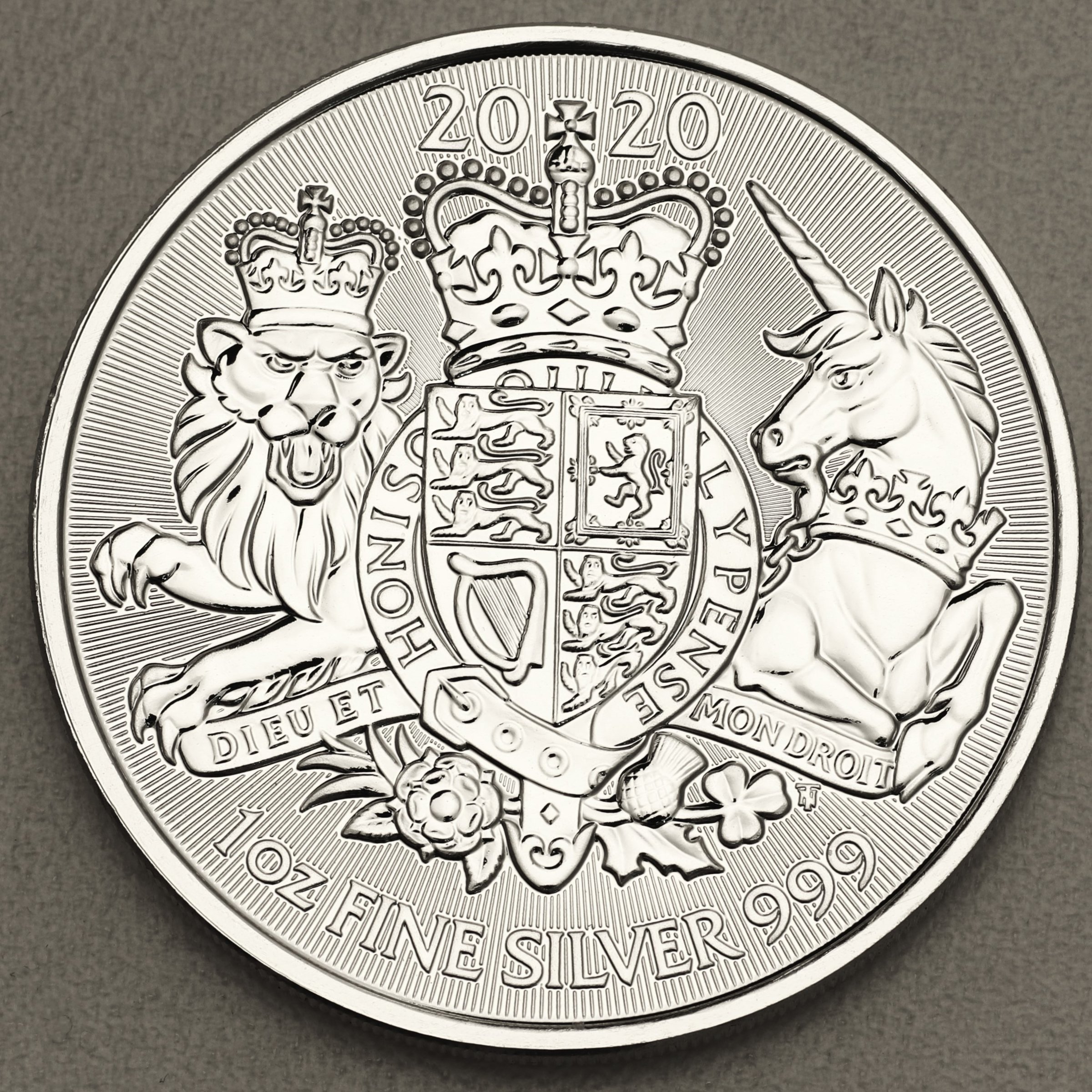 Silbermünze 1oz "The Royal Arms" 2020 (Großbritannien) - Hauptansicht