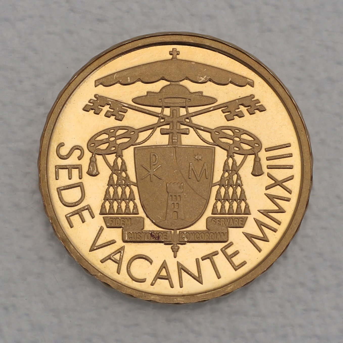 Goldmünze "10 Euro - 2013" Sedisvakanz (Vatikanstadt) - Detailansicht 1
