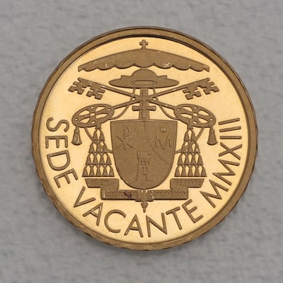 Goldmünze "10 Euro - 2013" Sedisvakanz (Vatikanstadt) - Miniaturansicht 2