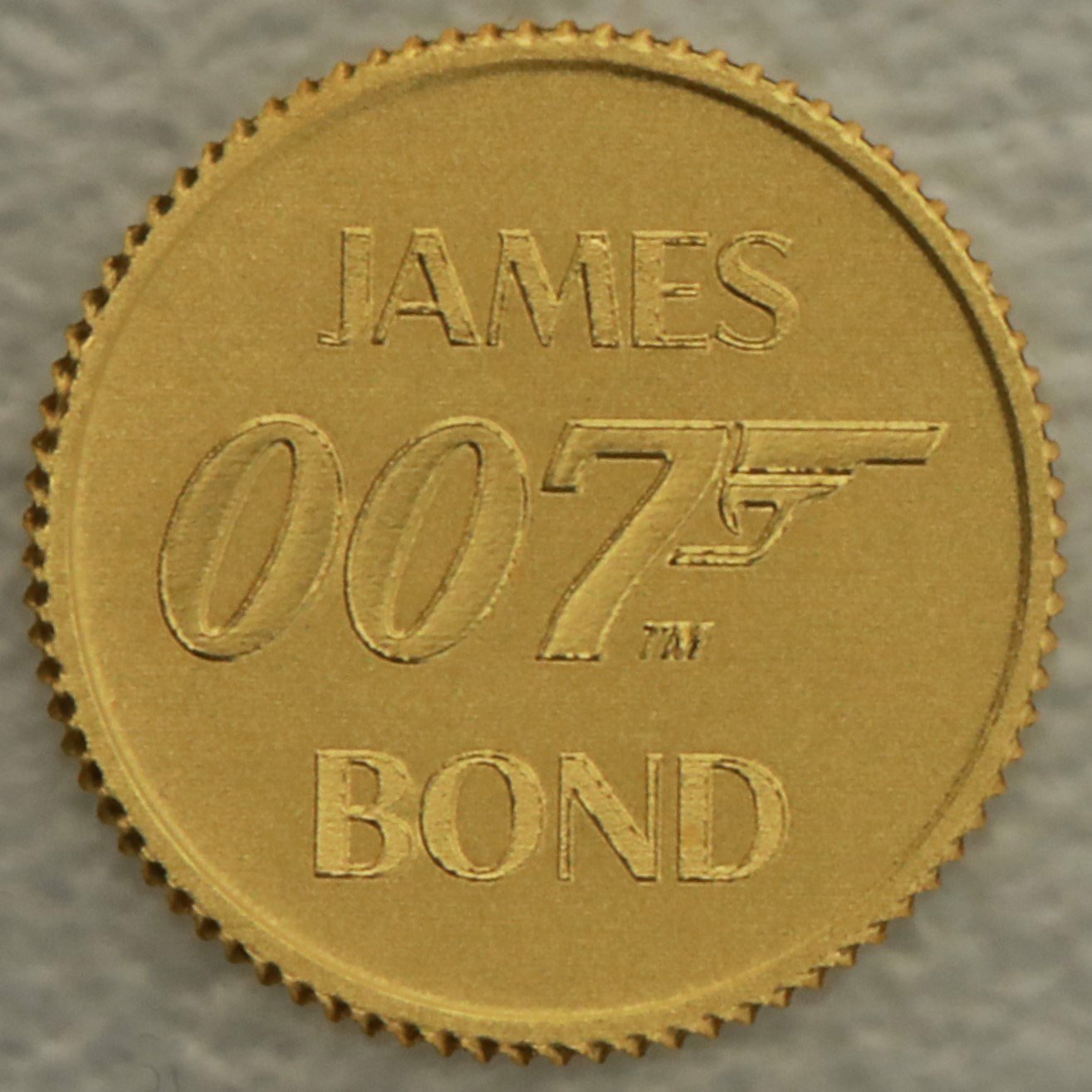 Goldmünze 0,5g "007 James Bond" 2020 (Tuvalu) - Hauptansicht
