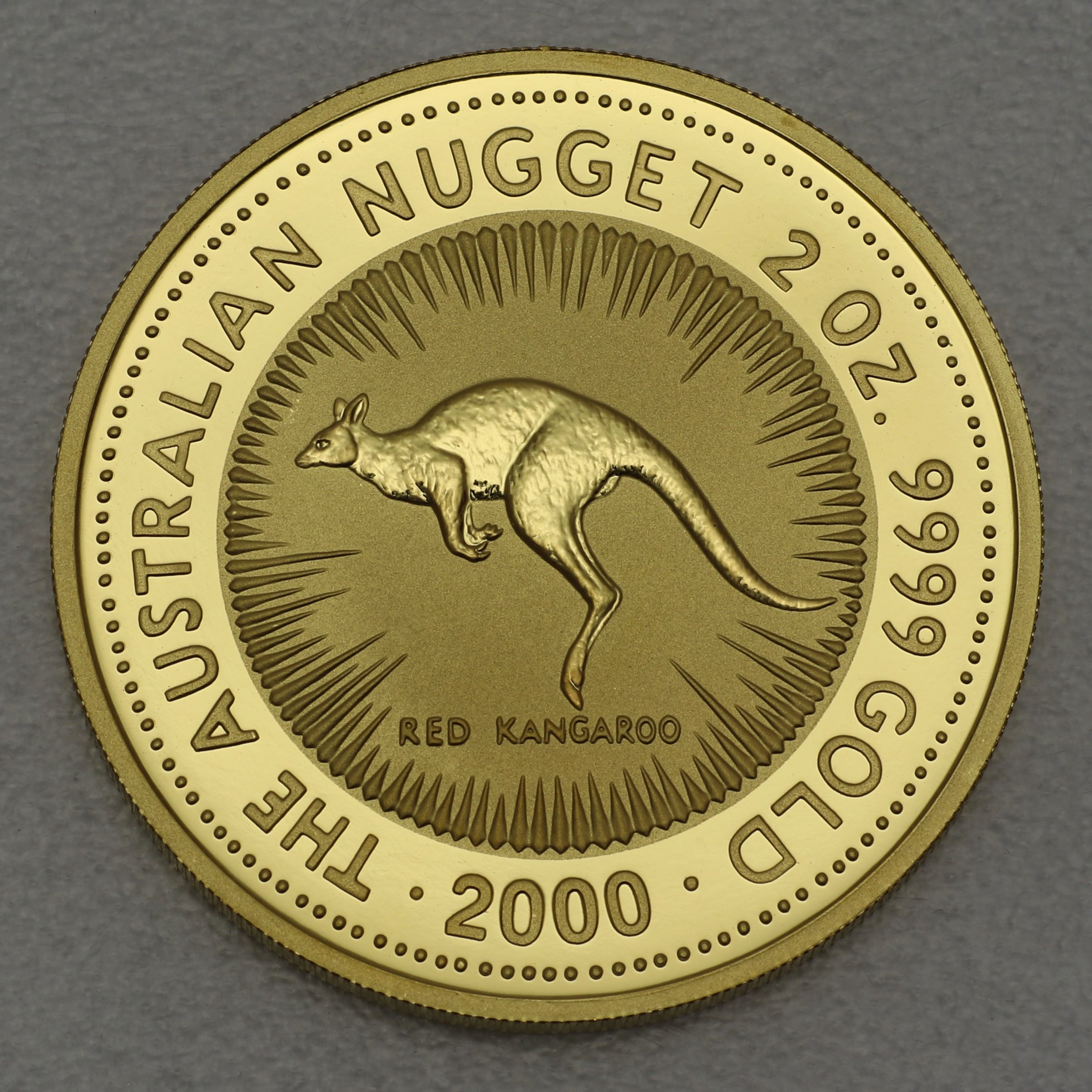 Goldmünze 2oz "Känguru" 2000 Australian Nugget (Australien) - Hauptansicht