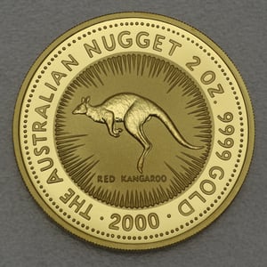 Goldmünze 2oz "Känguru" 2000 Australian Nugget (Australien) - Hauptansicht