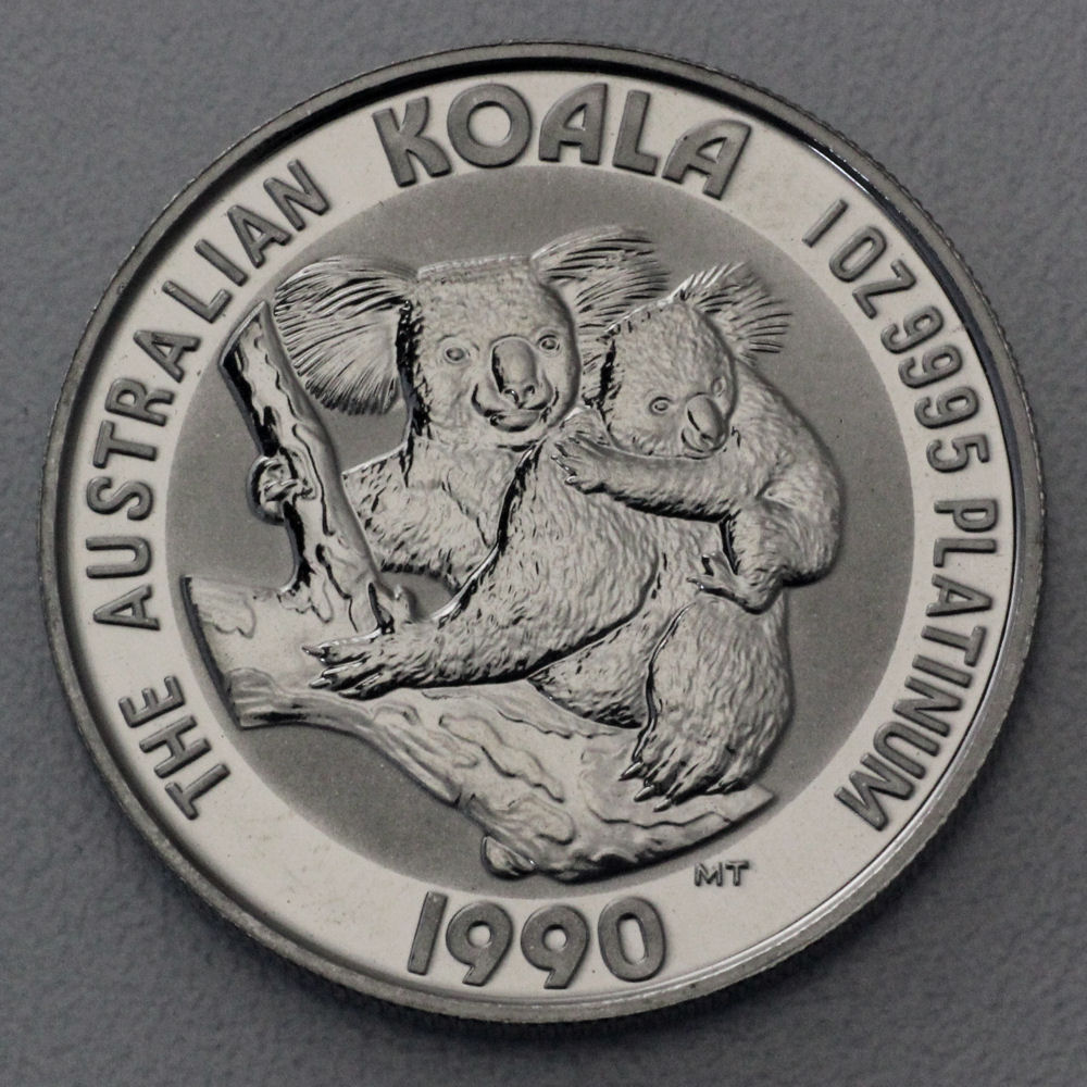 Platinmünze 1oz "Koala" verschiedene Jahrgänge diff. (Australien) - Hauptansicht
