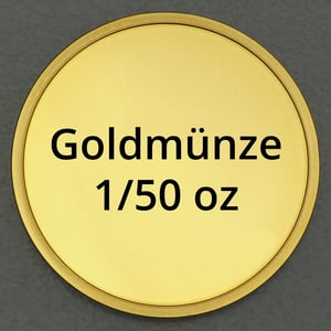 Goldmünze 1/50oz "Anlagegoldmünze" (diverse Hersteller) - Hauptansicht