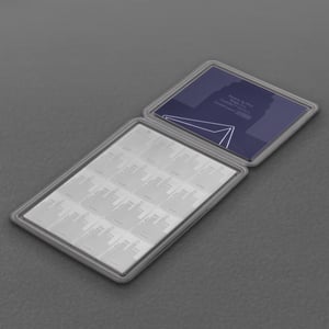 Silbertafel 16 x 1/4oz VALCAMBI "Skyline" CombiBar - Miniaturansicht 8