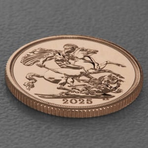 Goldmünze 1 Sovereign "Charles III." 2025 (Großbritannien) - Miniaturansicht 3