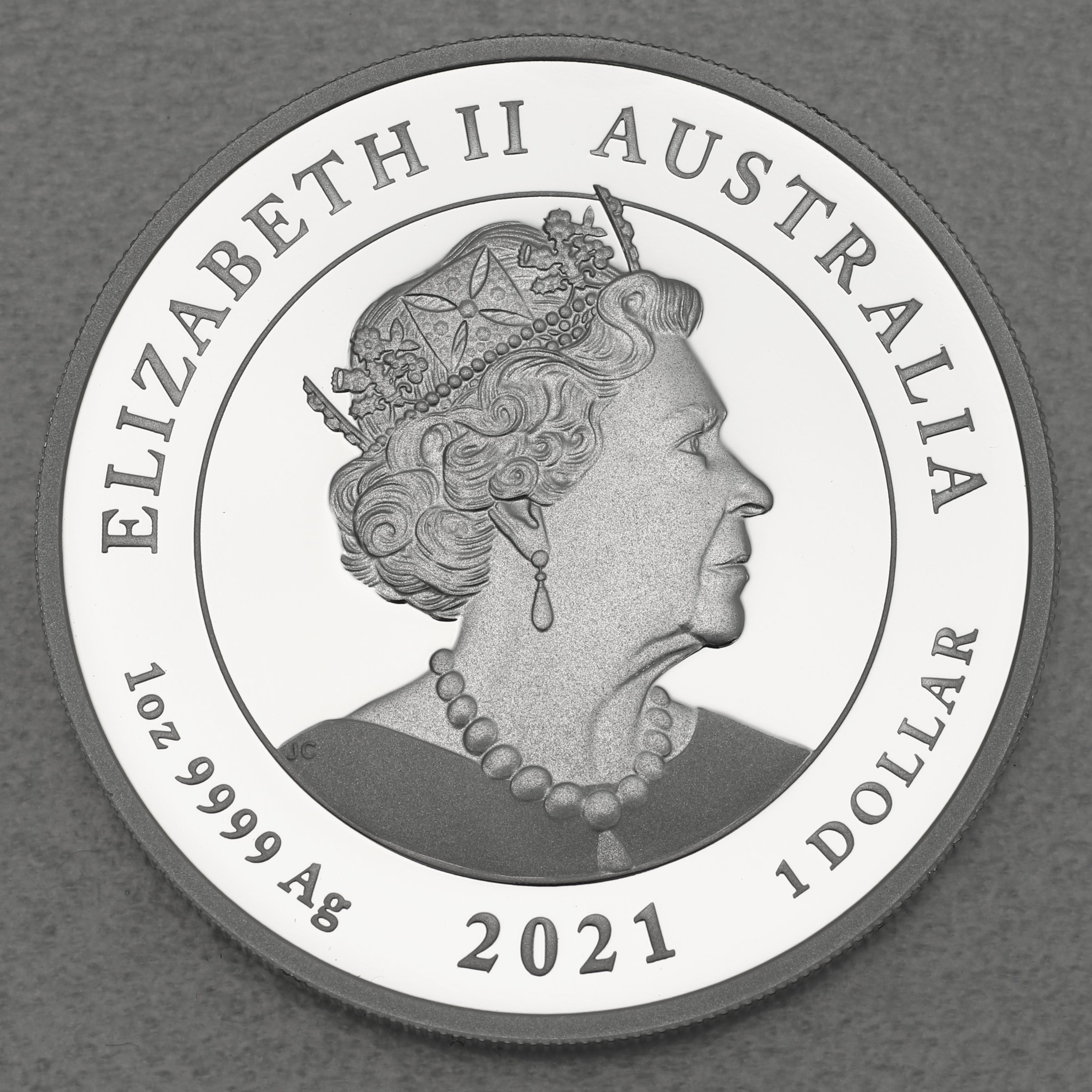 Silbermünze 1oz "95th Birthday" 2021 (PP) H. M. Queen Elizabeth II. (Australien) - Detailansicht 1