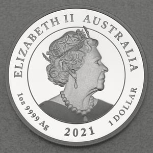 Silbermünze 1oz "95th Birthday" 2021 (PP) H. M. Queen Elizabeth II. (Australien) - Miniaturansicht 2
