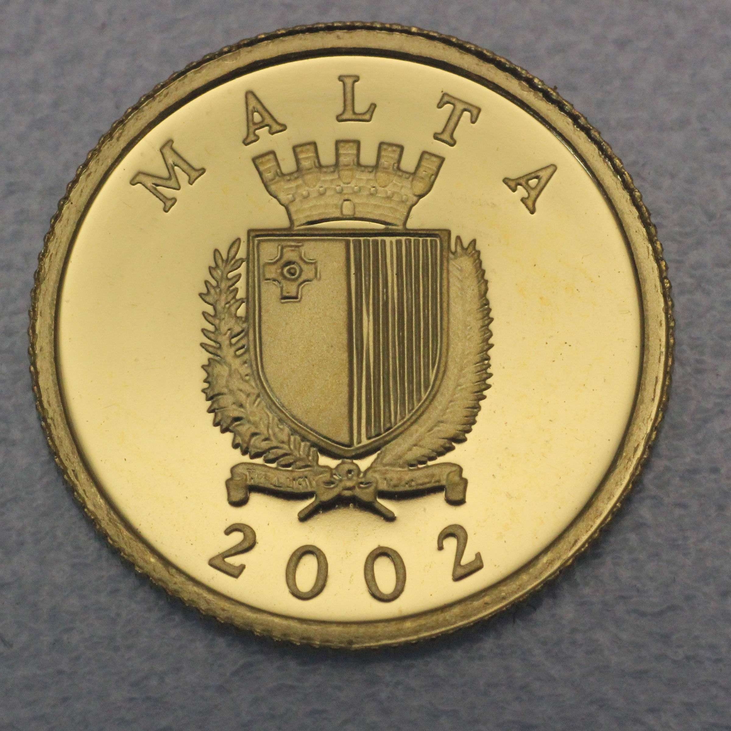 Goldmünze 10 Liri "Xprunara" 2002 (Malta) - Detailansicht 1